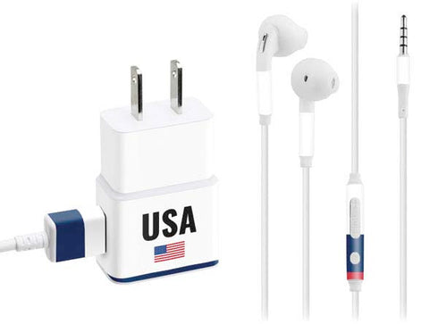 USA American Flag Phone Charger Skin